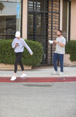 ABBY CHAMPION and Patrick Schwarzenegger Out in West Hollywood 04/06/2021