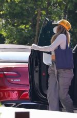 ADDISON RAE Aarrives at an Office in Los Angeles 04/06/2021