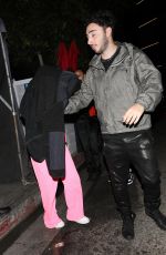 ADDISON RAE and Zack Bia at The Nice Guy in West Hollywood 04/03/2021
