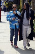 ADWOA ABOAH Out for Lunch in London 04/16/2021
