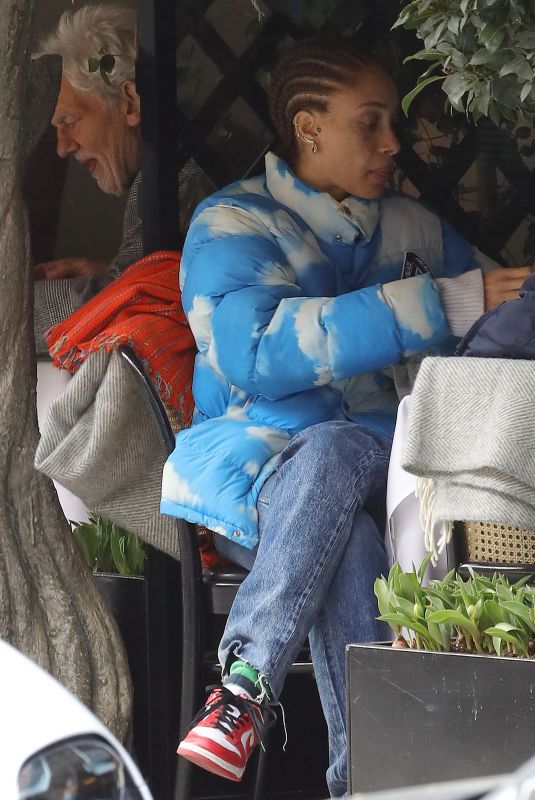 ADWOA ABOAH Out for Lunch in London 04/16/2021