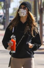 ALESSANDR AMBROSIO Arrives at Pilates Class in Los Angeles 04/07/2021