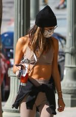 ALESSANDR AMBROSIO Arrives at Pilates Class in Los Angeles 04/07/2021