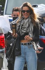 ALESSANDRA AMBROSIO and Richard Lee Out in Los Angeles 04/26/2021