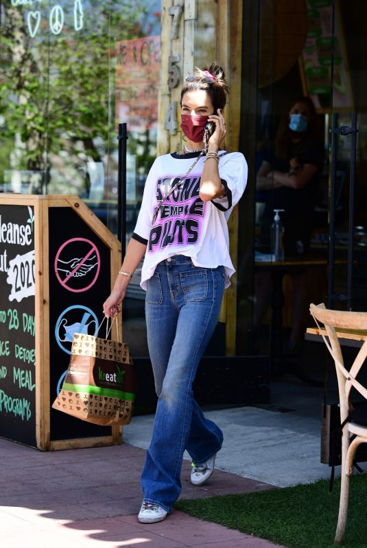 ALESSANDRA AMBROSIO at Kreation in Brentwood 04/09/2021