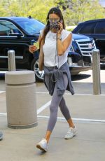 ALESSANDRA AMBROSIO Heading to a Business Meeting in Beverly Hills 04/29/2021