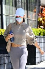 ALESSANDRA AMBROSIO Heading to a Gym in Beverly Hills 04/27/2021
