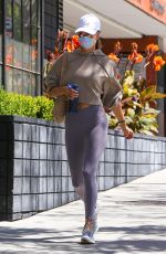 ALESSANDRA AMBROSIO Heading to a Gym in Beverly Hills 04/27/2021