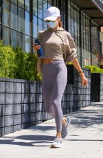 ALESSANDRA AMBROSIO Heading to a Gym in Beverly Hills 04/27/2021