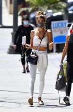 ALESSANDRA AMBROSIO Heading to a Gym in Brentwood 04/15/2021