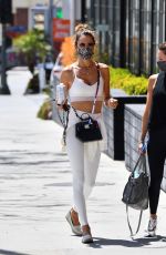 ALESSANDRA AMBROSIO Heading to a Gym in Brentwood 04/15/2021