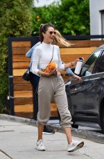 ALESSANDRA AMBROSIO Out and About in Beverly Hills 04/22/2021