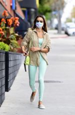 ALESSANDRA AMBROSIO Out and About in Brentwood 04/01/2021