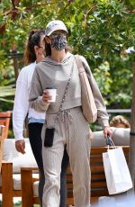 ALESSANDRA AMBROSIO Out for Lunch in Malibu 04/20/2021