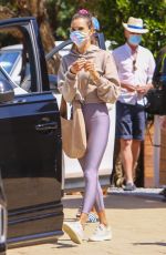 ALESSANDRA AMBROSIO Out for Lunch with Friends in Malibu 04/16/2021