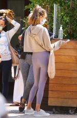 ALESSANDRA AMBROSIO Out for Lunch with Friends in Malibu 04/16/2021