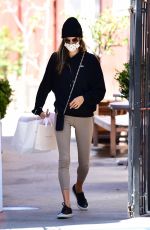 ALESSANDRA AMBROSIO Shopping at Brentwood Country Mart 04/15/2021