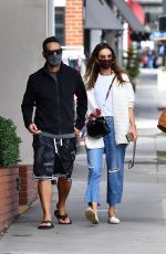 ALESSANDRA AMBROSIOand Richard Lee Heading to Lunch in Brentwood 04/21/2021