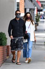 ALESSANDRA AMBROSIOand Richard Lee Heading to Lunch in Brentwood 04/21/2021