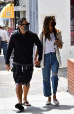 ALESSANDRA AMBROSIOand Richard Lee Heading to Lunch in Brentwood 04/21/2021