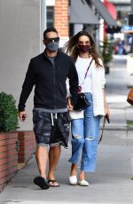 ALESSANDRA AMBROSIOand Richard Lee Heading to Lunch in Brentwood 04/21/2021
