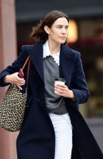 ALEXA CHUNG Out House Hunting in London 04/08/2021