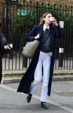 ALEXA CHUNG Out House Hunting in London 04/08/2021