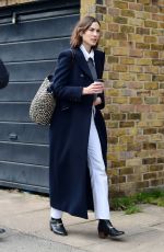 ALEXA CHUNG Out House Hunting in London 04/08/2021
