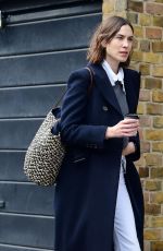 ALEXA CHUNG Out House Hunting in London 04/08/2021