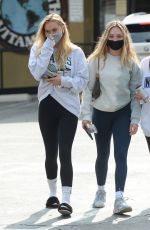 ALEXIS REN and MADDIE and MACKENZIE ZIEGLER Out in Los Angeles 04/23/1021