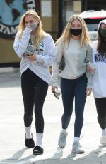 ALEXIS REN and MADDIE and MACKENZIE ZIEGLER Out in Los Angeles 04/23/1021