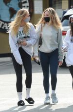 ALEXIS REN and MADDIE and MACKENZIE ZIEGLER Out in Los Angeles 04/23/1021