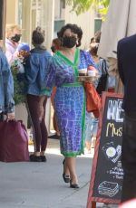 ALIA SHAWKAT Out and About in Los Feliz 04/17/2021