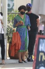 ALIA SHAWKAT Out and About in Los Feliz 04/17/2021