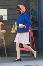 ALIA SHAWKAT Out for Coffee in Los Feliz 04/02/2021