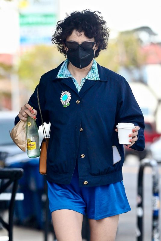 ALIA SHAWKAT Out for Coffee in Los Feliz 04/15/2021