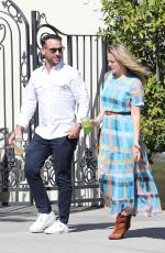 ALICIA SILVERSTONE Out on a Lunch Date in West Hollywood 04/29/2021