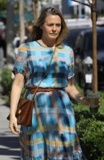 ALICIA SILVERSTONE Out on a Lunch Date in West Hollywood 04/29/2021