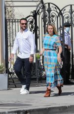ALICIA SILVERSTONE Out on a Lunch Date in West Hollywood 04/29/2021