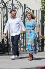 ALICIA SILVERSTONE Out on a Lunch Date in West Hollywood 04/29/2021