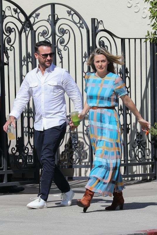 ALICIA SILVERSTONE Out on a Lunch Date in West Hollywood 04/29/2021