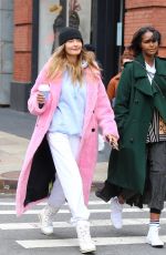 ALINA BAIKOVA and UBAH HASSAN Out in New York 04/16/2021