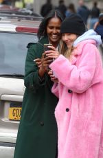 ALINA BAIKOVA and UBAH HASSAN Out in New York 04/16/2021