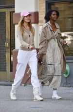 ALINA BAIKOVA and UBAH HASSAN Out in New York 04/20/2021