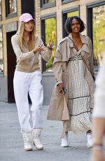 ALINA BAIKOVA and UBAH HASSAN Out in New York 04/20/2021