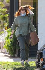 ALYSON HANNIGAN Leaves a Salon in Beverly Hills 04/15/2021