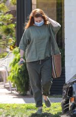ALYSON HANNIGAN Leaves a Salon in Beverly Hills 04/15/2021