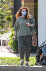ALYSON HANNIGAN Leaves a Salon in Beverly Hills 04/15/2021