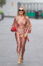 AMANDA HOLDEN Leaves Global Radio Studios in London 04/01/2021