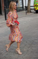 AMANDA HOLDEN Leaves Global Radio Studios in London 04/01/2021